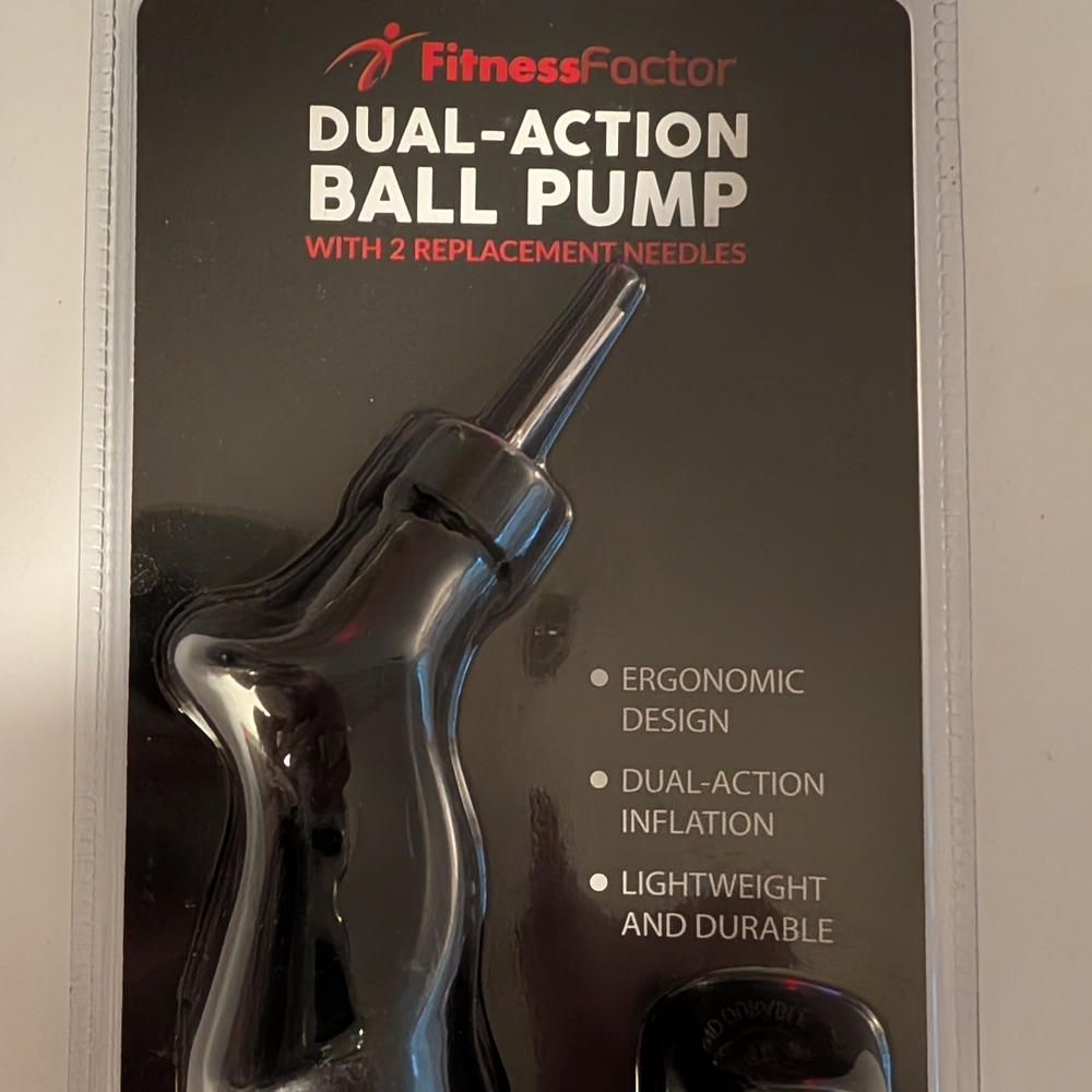 Black Dual-Action Ball Pump